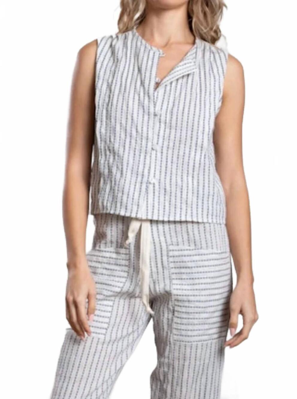 NEW PHARAOH jillian sleeveless top in ivory